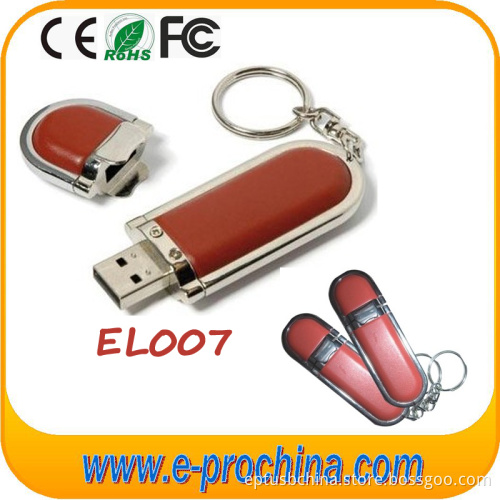 Manufacturers Supply USB3.0 Leather USB Flash Drive for Promotional Products 1GB to 256GB
